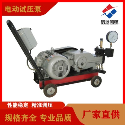 鸿源厂家直营电动打压泵  压力自控电动试压泵