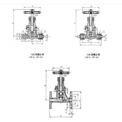 跃正船用J类锻钢3.0MPa截止阀CB/T4020-2005